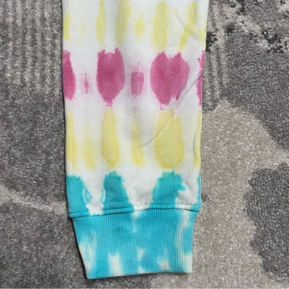 Girls Hurley Dark Charcoal Grey Tie Dye Jogger Sweatpants - Picture 5 of 6